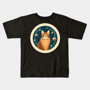 Somali Cat Xmas Ornament, Love Cats Kids T-Shirt